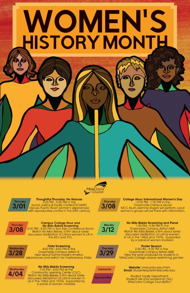 Womens History Month 11x17 Flyer 2018 AAUW California