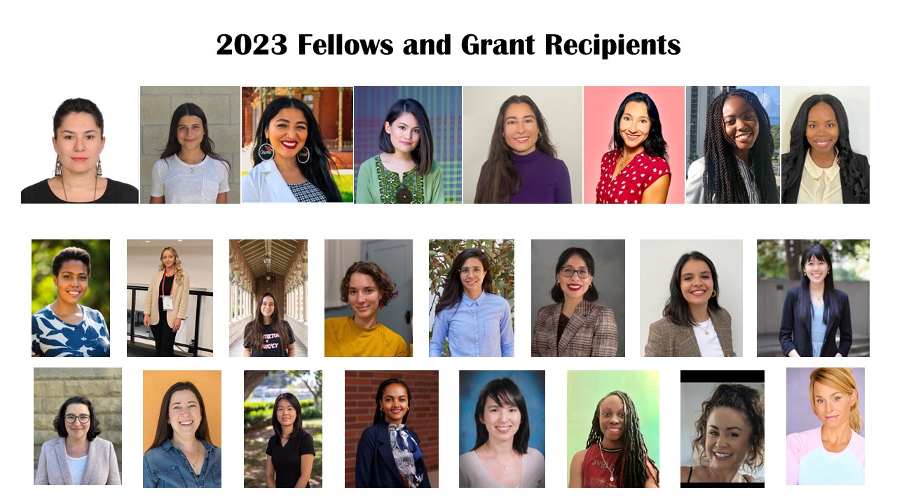 AAUW 2023 Fund Fellows and Grant Recipients - AAUW California